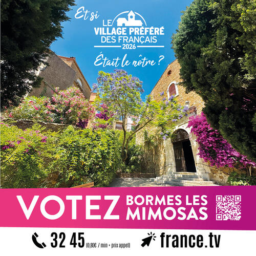 Label Village Préféré des Français : votez pour Bormes-Les-Mimosas